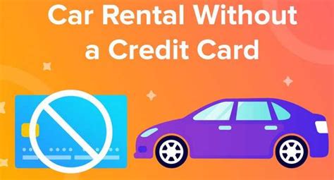 car rentals without credit check.